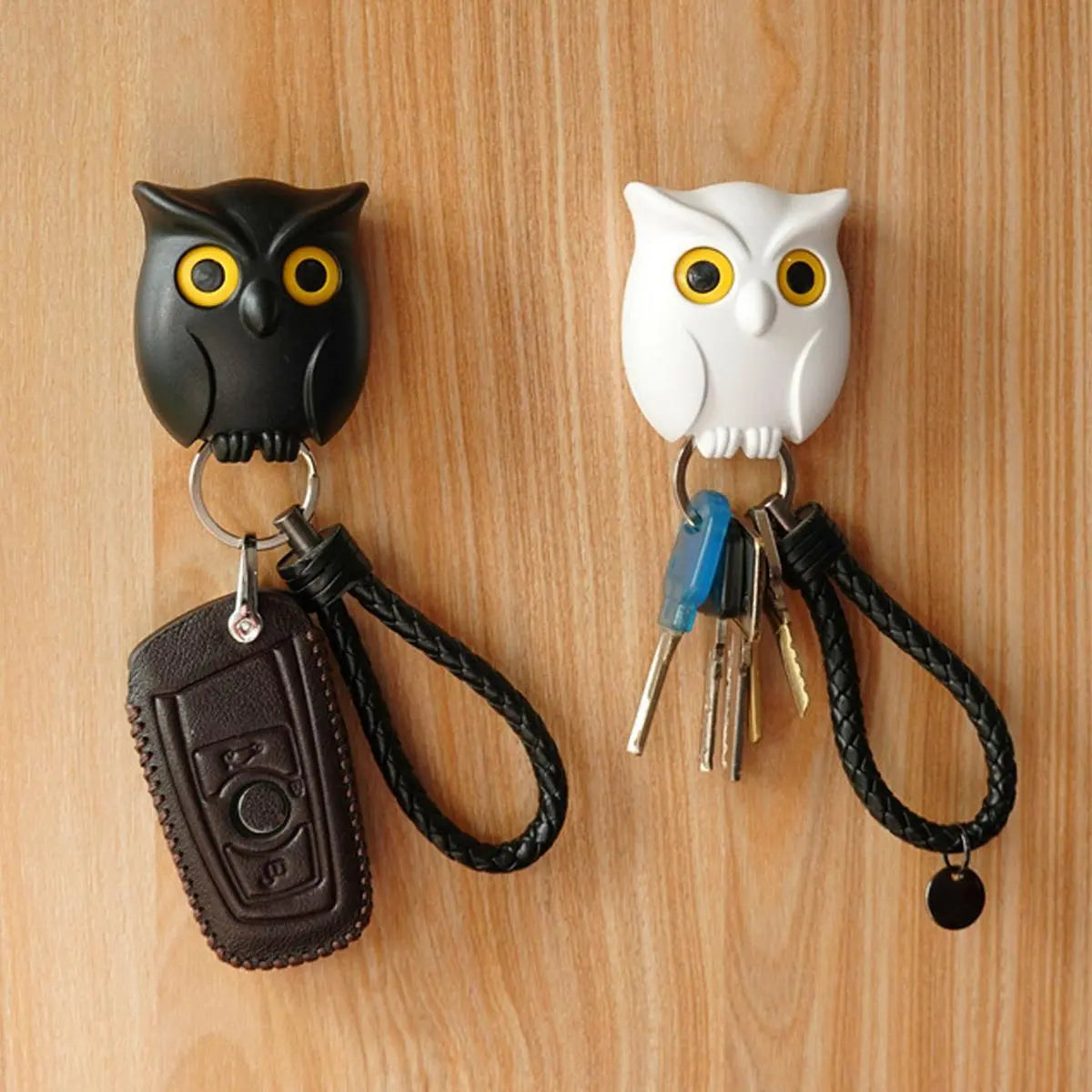 Owl Design Key Hook, Creative Key Holder, Magnetic Key Holder, Key Storage Hook, Home Decor for Living Room Bedroom Kitchen Bathroom