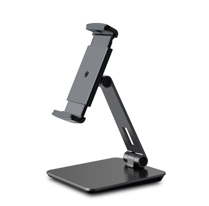 Adjustable Aluminum Desktop Stand for Tablets and Phones