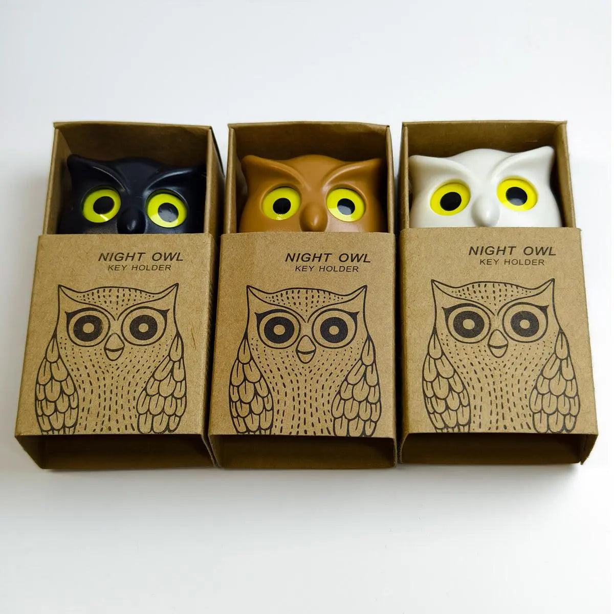 Owl Design Key Hook, Creative Key Holder, Magnetic Key Holder, Key Storage Hook, Home Decor for Living Room Bedroom Kitchen Bathroom