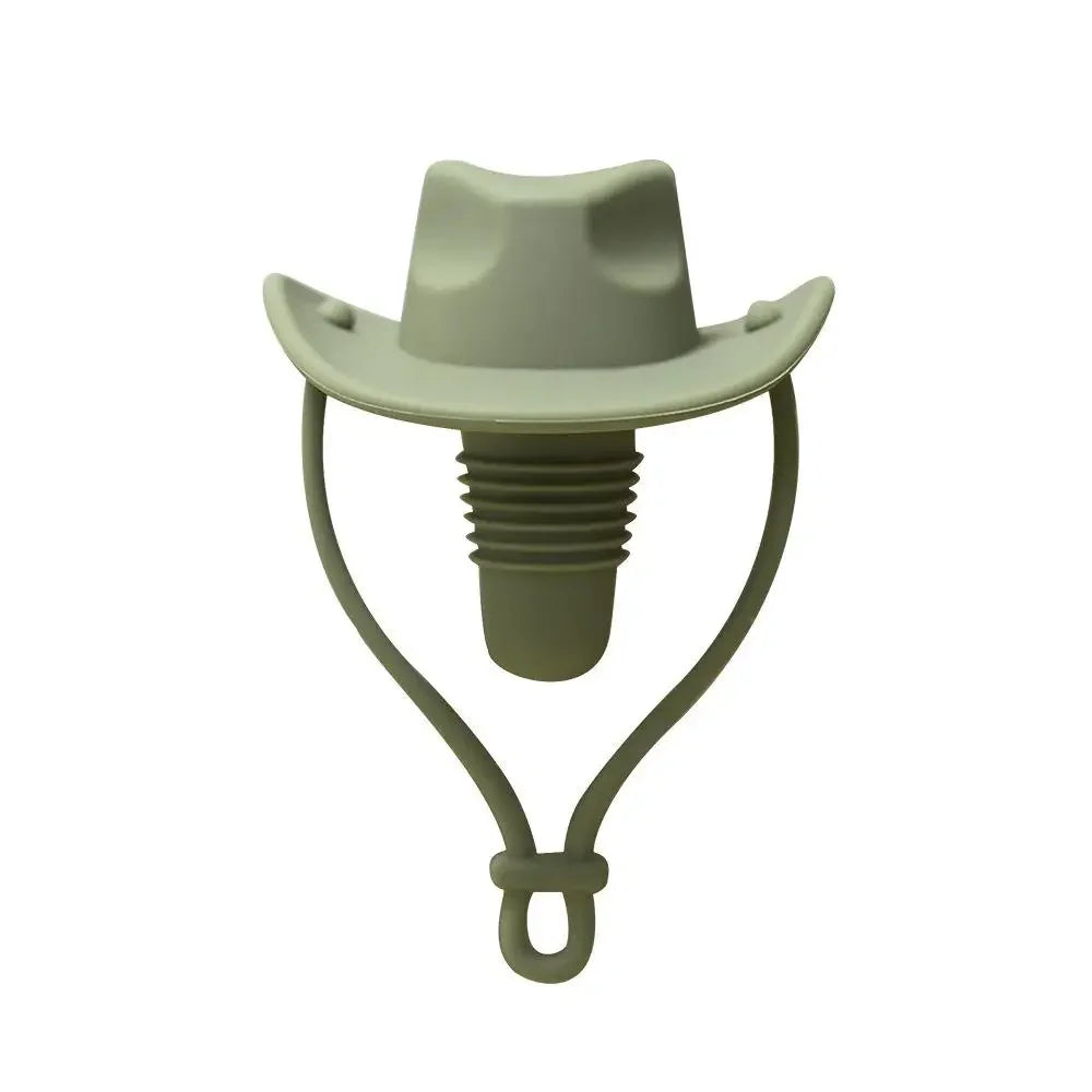 Creative Silicone Cowboy Hat Wine Cork Champagne Beer Bottle Stopper Beverage Leak-Proof Sealer Cap Plug Kitchen Bar Accessories