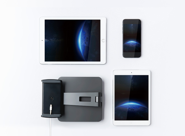 Adjustable Aluminum Desktop Stand for Tablets and Phones