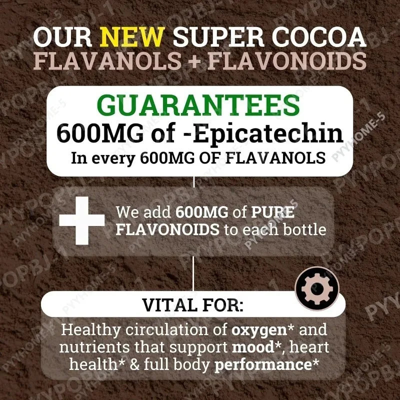 Sugar-Free Cocoa Powder Solid Beverage Contain 1200Mg Trace Elements with Milk Yogurt or Smoothies for Consumption