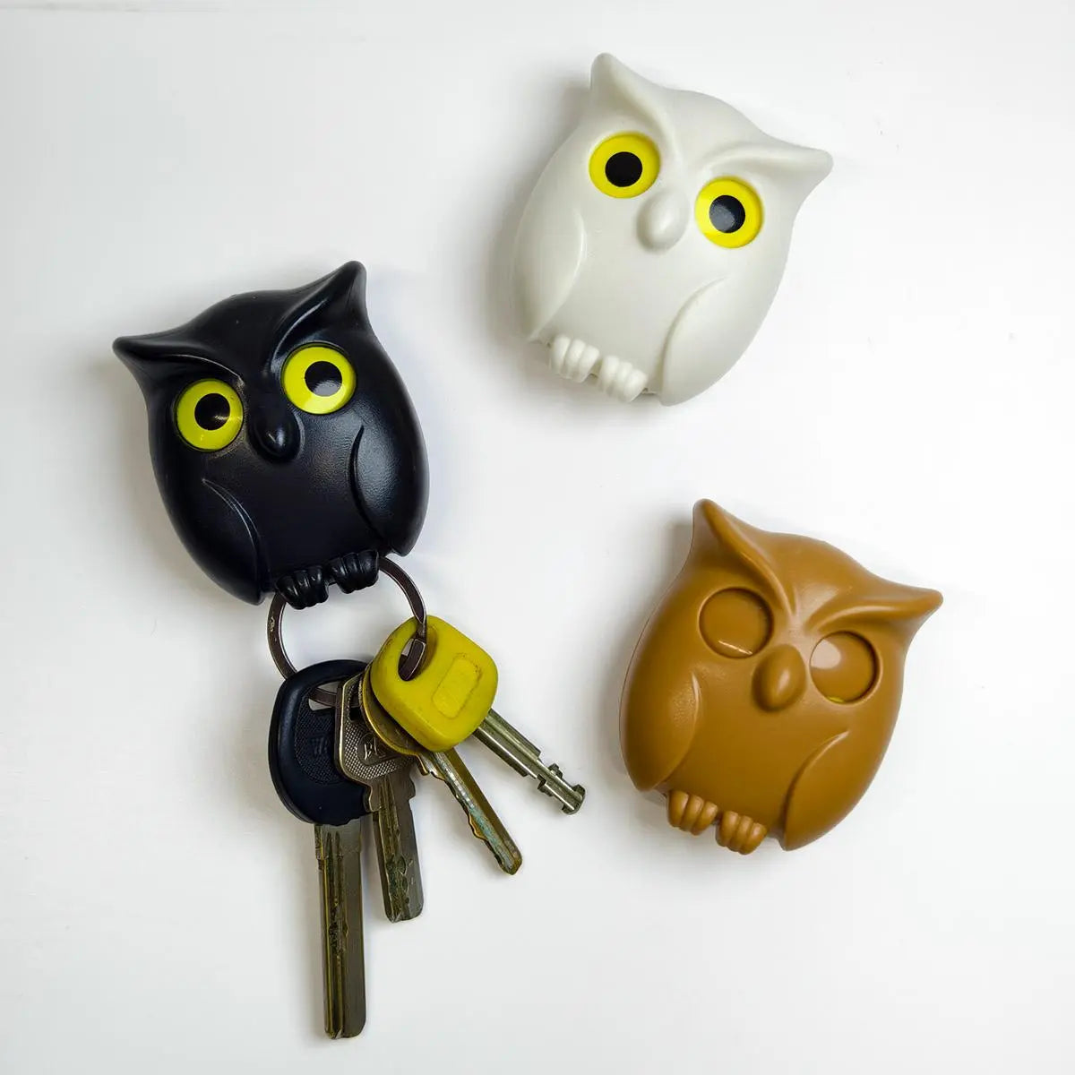Owl Design Key Hook, Creative Key Holder, Magnetic Key Holder, Key Storage Hook, Home Decor for Living Room Bedroom Kitchen Bathroom