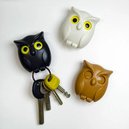 Owl Design Key Hook, Creative Key Holder, Magnetic Key Holder, Key Storage Hook, Home Decor for Living Room Bedroom Kitchen Bathroom