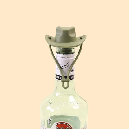 Creative Silicone Cowboy Hat Wine Cork Champagne Beer Bottle Stopper Beverage Leak-Proof Sealer Cap Plug Kitchen Bar Accessories
