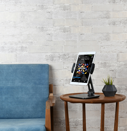 Adjustable Aluminum Desktop Stand for Tablets and Phones